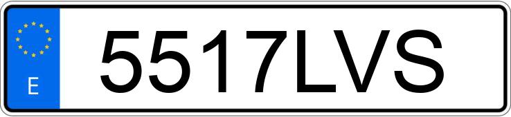 Numer rejestracyjny 5517LVS posiada RENAULT MEGANE SPORT TOURER