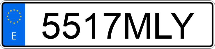 Numer rejestracyjny 5517MLY posiada PEUGEOT 208