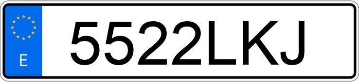 Numer rejestracyjny 5522LKJ posiada FIAT 500X