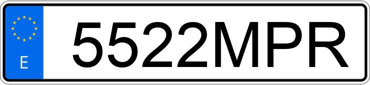 Numer rejestracyjny 5522MPR posiada NISSAN JUKE