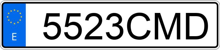 Numer rejestracyjny 5523CMD posiada HYUNDAI GETZ