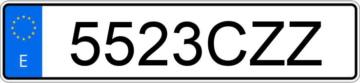 Numer rejestracyjny 5523CZZ posiada BMW SERIE 5 Numer rejestracyjny 5523CZZ posiada BMW SERIE 5
