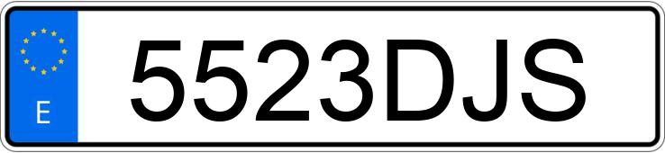 Numer rejestracyjny 5523DJS posiada PEUGEOT 307 SW PORT AVENTURA 1.6 HDI