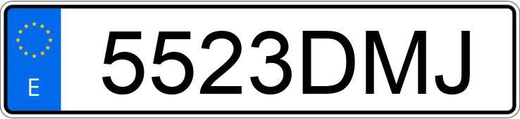 Numer rejestracyjny 5523DMJ posiada VOLVO XC90