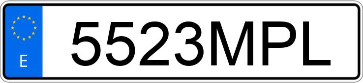 Numer rejestracyjny 5523MPL posiada VOLKSWAGEN CADDY Numer rejestracyjny 5523MPL posiada VOLKSWAGEN CADDY