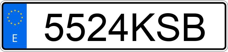 Numer rejestracyjny 5524KSB posiada TOYOTA YARIS Numer rejestracyjny 5524KSB posiada TOYOTA YARIS