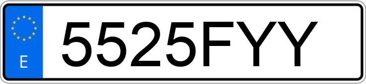 Numer rejestracyjny 5525FYY posiada BMW SERIE 1 Numer rejestracyjny 5525FYY posiada BMW SERIE 1