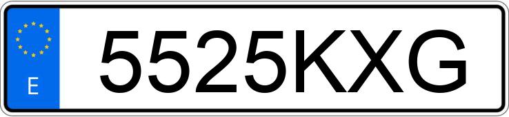 Numer rejestracyjny 5525KXG posiada NISSAN MICRA