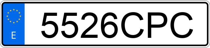 Numer rejestracyjny 5526CPC posiada CITROEN C3
