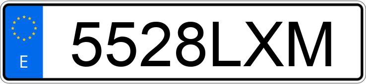 Numer rejestracyjny 5528LXM posiada MERCEDES CLA (118)