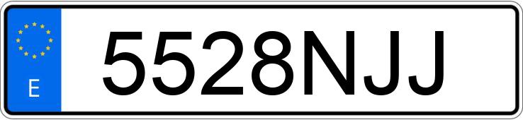 Numer rejestracyjny 5528NJJ posiada KG MOBILITY KORANDO