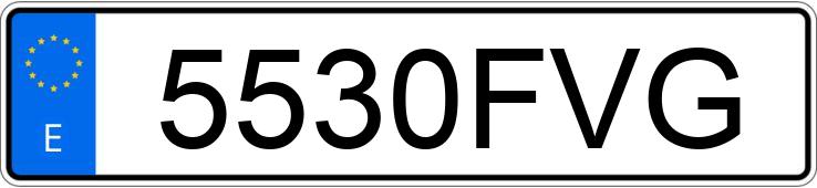 Numer rejestracyjny 5530FVG posiada RENAULT CLIO