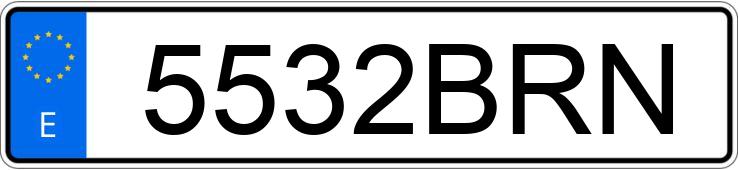 Numer rejestracyjny 5532BRN posiada PEUGEOT 306