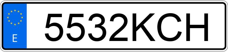 Numer rejestracyjny 5532KCH posiada RENAULT SCENIC Numer rejestracyjny 5532KCH posiada RENAULT SCENIC