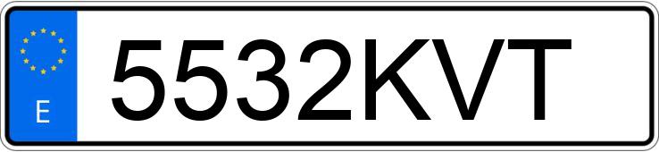 Numer rejestracyjny 5532KVT posiada VOLKSWAGEN POLO Numer rejestracyjny 5532KVT posiada VOLKSWAGEN POLO