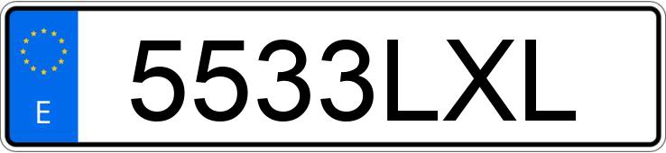 Numer rejestracyjny 5533LXL posiada RENAULT CLIO Numer rejestracyjny 5533LXL posiada RENAULT CLIO