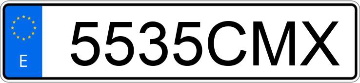 Numer rejestracyjny 5535CMX posiada MERCEDES C (203)