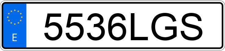 Numer rejestracyjny 5536LGS posiada FORD PUMA