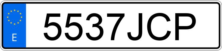 Numer rejestracyjny 5537JCP posiada FORD FOCUS