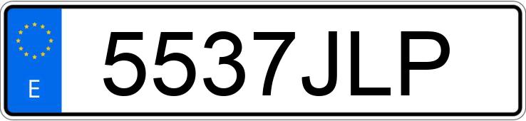 Numer rejestracyjny 5537JLP posiada MERCEDES GLA (156)