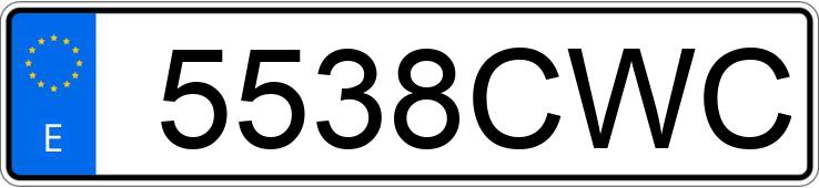 Numer rejestracyjny 5538CWC posiada MINI MINI Numer rejestracyjny 5538CWC posiada MINI MINI