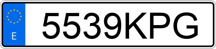 Numer rejestracyjny 5539KPG posiada NISSAN JUKE