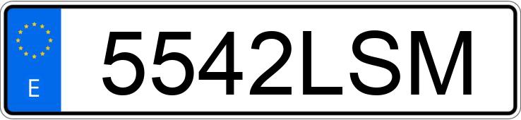 Numer rejestracyjny 5542LSM posiada BMW X1 Numer rejestracyjny 5542LSM posiada BMW X1