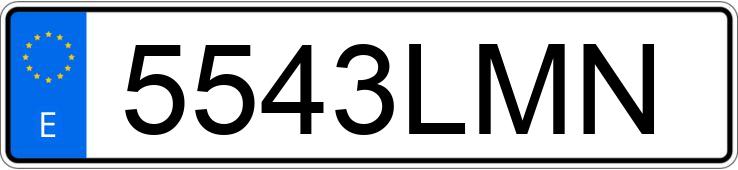 Numer rejestracyjny 5543LMN posiada VOLKSWAGEN MULTIVAN Numer rejestracyjny 5543LMN posiada VOLKSWAGEN MULTIVAN