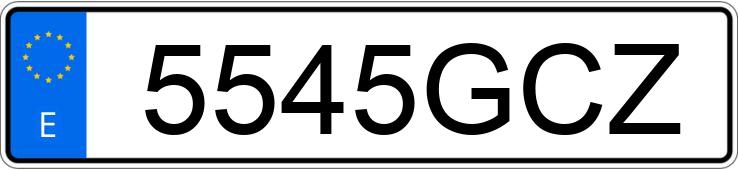 Numer rejestracyjny 5545GCZ posiada BMW SERIE 7 Numer rejestracyjny 5545GCZ posiada BMW SERIE 7