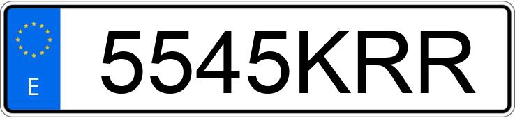 Numer rejestracyjny 5545KRR posiada BMW X4 Numer rejestracyjny 5545KRR posiada BMW X4