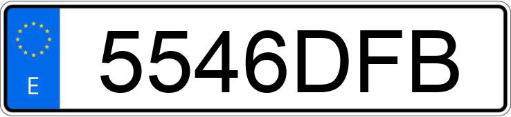 Numer rejestracyjny 5546DFB posiada NISSAN X-TRAIL