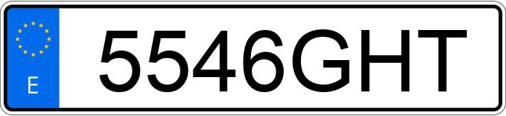 Il numero di registrazione 5546GHT ha VOLVO C30