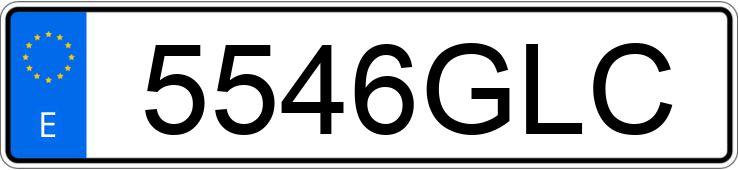 Numer rejestracyjny 5546GLC posiada PEUGEOT EXPERT
