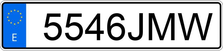 Numer rejestracyjny 5546JMW posiada CITROEN C4 PICASSO 5PZ Numer rejestracyjny 5546JMW posiada CITROEN C4 PICASSO 5PZ