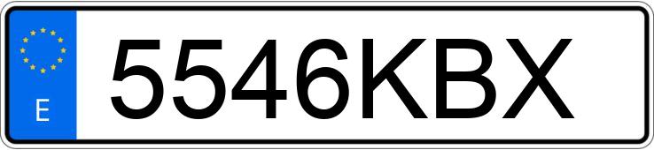 Numer rejestracyjny 5546KBX posiada VOLKSWAGEN GOLF Numer rejestracyjny 5546KBX posiada VOLKSWAGEN GOLF