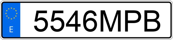 Numer rejestracyjny 5546MPB posiada KIA NIRO