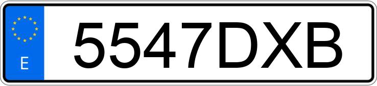 Numer rejestracyjny 5547DXB posiada PEUGEOT 307 Numer rejestracyjny 5547DXB posiada PEUGEOT 307