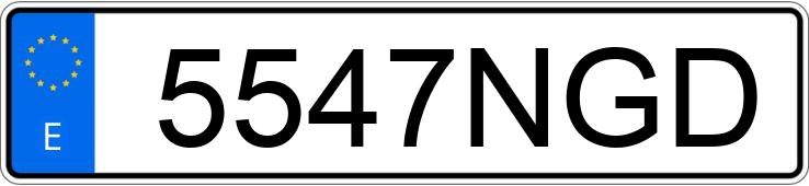 Numer rejestracyjny 5547NGD posiada VOLKSWAGEN GOLF Numer rejestracyjny 5547NGD posiada VOLKSWAGEN GOLF