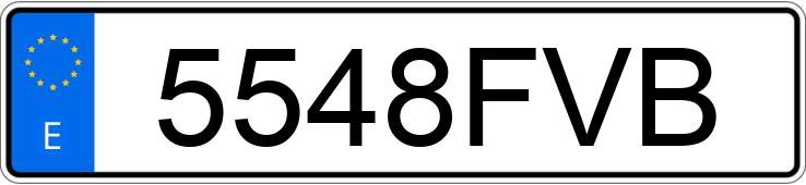 Numer rejestracyjny 5548FVB posiada MERCEDES C 180 (202)