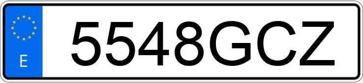 Numer rejestracyjny 5548GCZ posiada RENAULT MEGANE Numer rejestracyjny 5548GCZ posiada RENAULT MEGANE