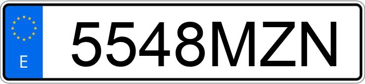 Numer rejestracyjny 5548MZN posiada NISSAN QASHQAI