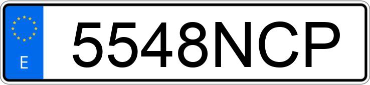 Numer rejestracyjny 5548NCP posiada TOYOTA YARIS CROSS