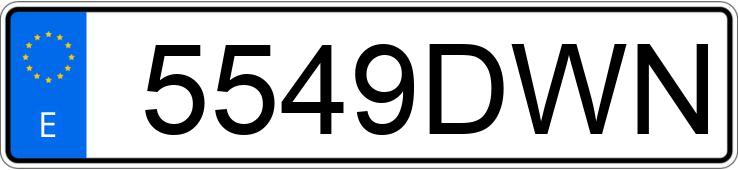 Numer rejestracyjny 5549DWN posiada RENAULT KANGOO Numer rejestracyjny 5549DWN posiada RENAULT KANGOO