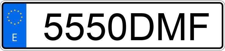 Numer rejestracyjny 5550DMF posiada SUZUKI BURGMAN 400