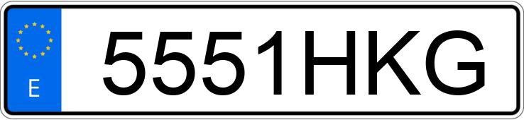 Numer rejestracyjny 5551HKG posiada KYMCO SUPER DINK