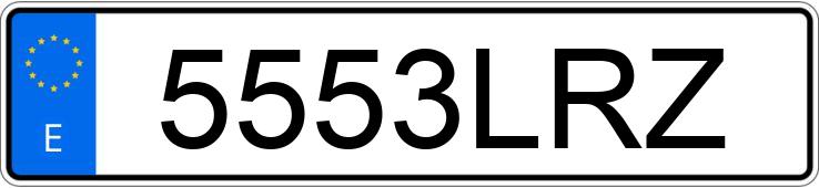 Numer rejestracyjny 5553LRZ posiada OPEL COMBO