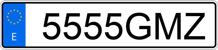 Numer rejestracyjny 5555GMZ posiada MERCEDES CL (215-216) Numer rejestracyjny 5555GMZ posiada MERCEDES CL (215-216)