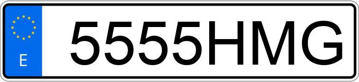 Numer rejestracyjny 5555HMG posiada TOYOTA HILUX