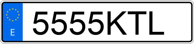 Numer rejestracyjny 5555KTL posiada PEUGEOT 2008