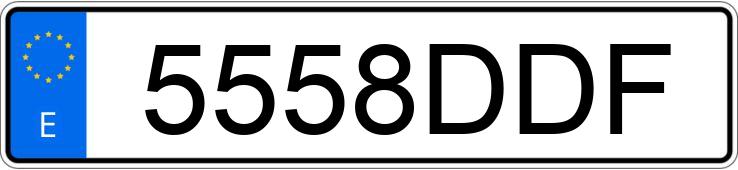 Numer rejestracyjny 5558DDF posiada HYUNDAI ATOS